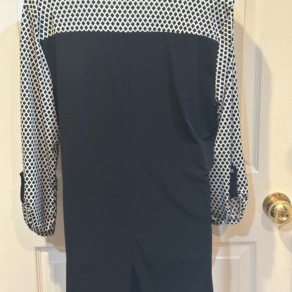 Susan Lawrence women’s black & white stretch tunic size XL - Picture 5 of 12